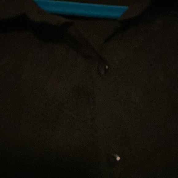 ModCloth black collared top with lace - Picture 5 of 5